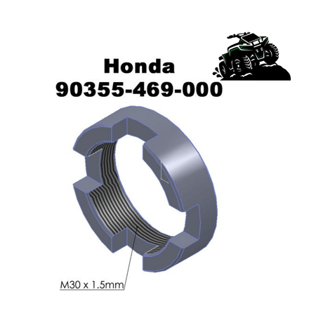 SWING ARM NUT | Honda | TRX | OEM 90355 - 469 - 000Vehicle Parts & Accessories:ATV, Side - by - Side & UTV Parts & Accessories:Steering & Suspension:A - Arms & SwingarmsMud Hawgz Uk