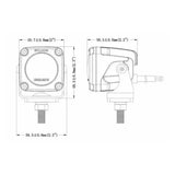 TIGER LIGHTS - SINGLE LED SPOT LIGHT 2" 12/24V MOJAVE TLM2Vehicle Parts & Accessories:ATV, Side - by - Side & UTV Parts & Accessories:Steering & Suspension:A - Arms & SwingarmsMud Hawgz Uk