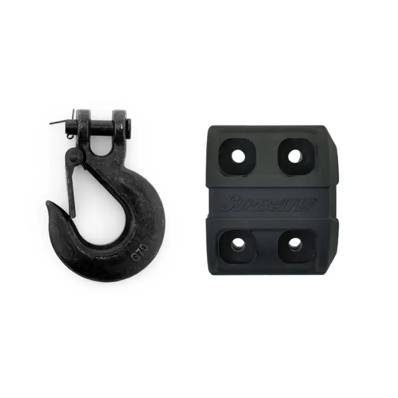 WINCH HOOK AND RUBBER STOPPER 3 TON, FOR SYNTHETIC ROPEWinch AccessoriesMud Hawgz Uk