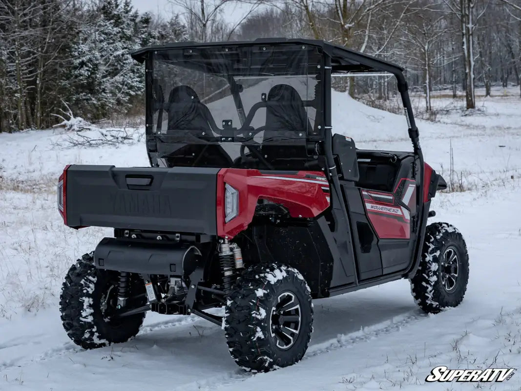 YAMAHA WOLVERINE UTV REAR WINDSHIELD POLYCARBONATE SuperAtv - WINDSCREEN POLYCARBONATE UTV SXS